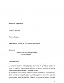 Números y Operaciones