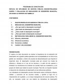 Programa de capacitación municipal