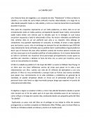 Ensayo "La cabaña 2007"