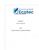 Actos De Comercio y Costumbre Mercantil