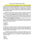 Informe Técnico de trabajo realizado en COFAE