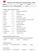 Prueba lectura domiciliaria “Prohibido tener 14 años”