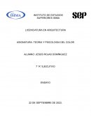 Ensayo teoria del color