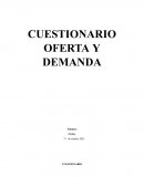 Cuestionario oferta y demanda