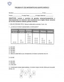 Prueba nº1 de matemáticas quinto básico