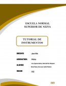 Tutorial de instrumentos