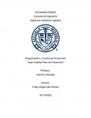 Caso Análisis Plan de Producción