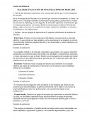 Taller de evaluación de investigaciones de mercado