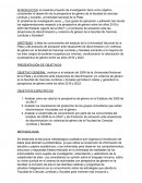 Diversidad de genero de la facultad de ciencias jurídicas y sociales