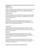 La Importancia de la Calidad del Sueño, Alimentación y Respiración para la Salud General