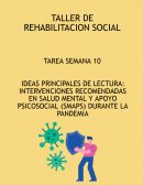 Ideas principales de lectura: intervenciones recomendadas en salud mental y apoyo psicosocial (smaps) durante la pandemia
