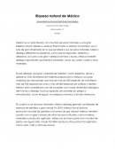 Riqueza natural de México