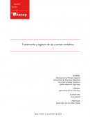 Tratamiento y registro de las cuentas contables