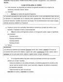 Clase de palabra: El verbo