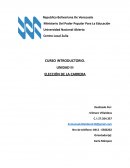 Elección de la carrera