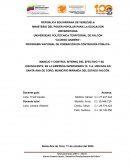 Manejo y control interno del efectivo y su equivalente, en la empresa Inversiones 10, C.A.