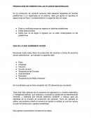 Producción de cemento en las plantas industriales