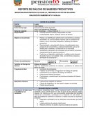 Reporte de diálogo de saberes productivos