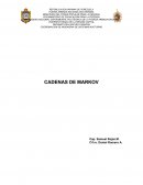Cadenas de Marcov