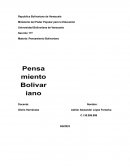 Pensamiento Bolivariano