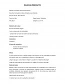 Secuencia didáctica N°1