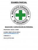Selección y capacitación de personal