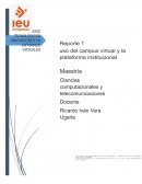 Uso del campus virtual de IEU