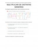 Secuencia didáctica multiplicaciòn tercero