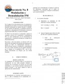 Laboratorio No. 8 Modulación y Demodulación FM