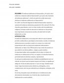 El embarazo adolecente en Huancavelica