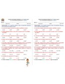 Evaluación de matematicas 2