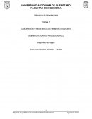 Elaboración y resistencia de un micro-concreto