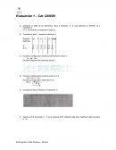 Evaluación 1 quimica
