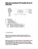 Guía para recuperar PT’s Cerabar M con el Field Care