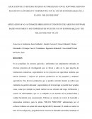 Aplicación de un sistema de riego automatizado