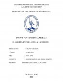 Ensayo: "La conciencia moral"