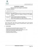 Dirección de Desarrollo Curricular. Probabilidades y estadística