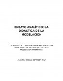 Los niveles de competencias de modelado como un reto actual en la didáctica de la modelación matemática