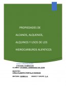 Propiedades de los alcanos alquenos y alquinos