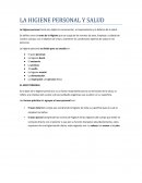 Higiene personal en salud