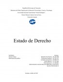 El Estado de Derecho