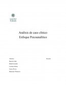 Análisis de caso clínico. Enfoque Psicoanalítico