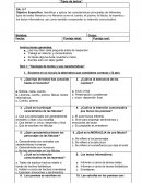 Control de Lenguaje y Comunicación “Tipos de textos”