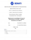 Implementar la metodología de 5s para el mejoramiento de entradas y salidas de documento en la empresa