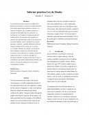 Informe practica Ley de Hooke
