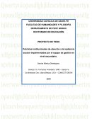 Prácticas institucionales de atención a la repitencia escolar implementadas por el equipo de gestión en nivel secundario