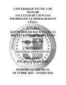 Procedimiento para el desarrollo de la práctica