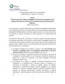 Eje de formación Proyecto: Praxis transformadora