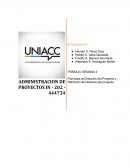 Plan para la Dirección del Proyecto y Definición del Alcance del proyecto