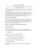 Concepto de sostenibilidad